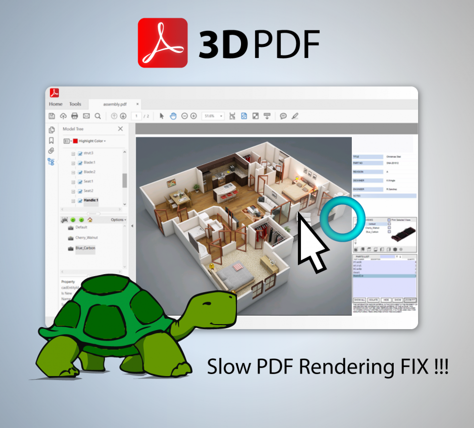 Slow 3D PDF